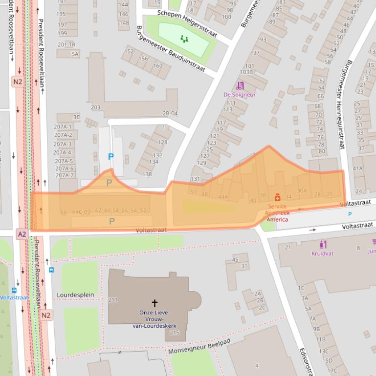 Kaart van postcodegebied 6224EM.