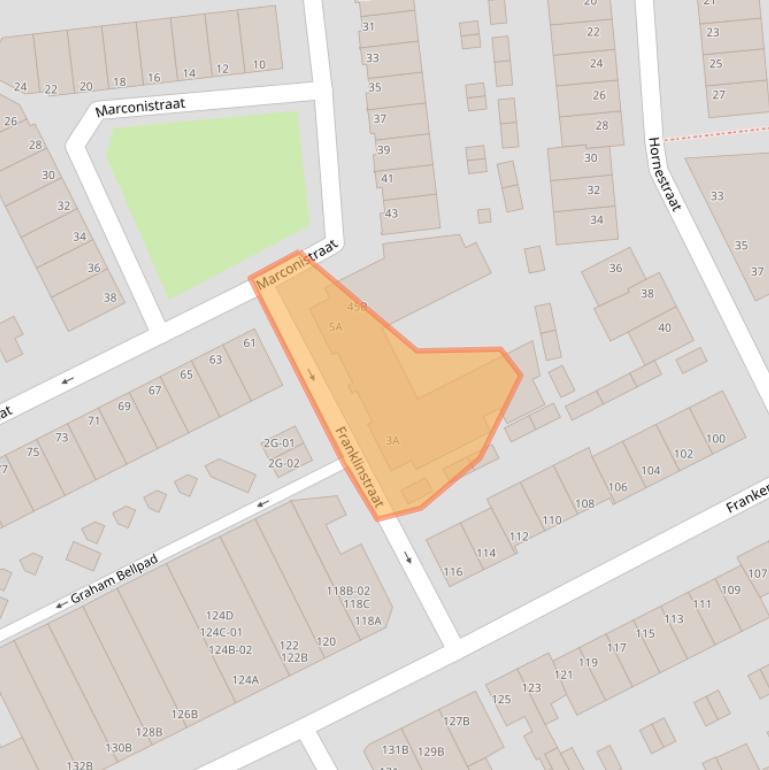 Kaart van postcodegebied 6224GE.