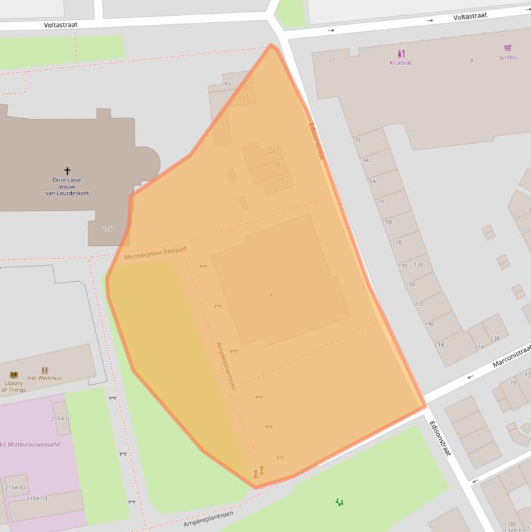 Kaart van postcodegebied 6224GK.