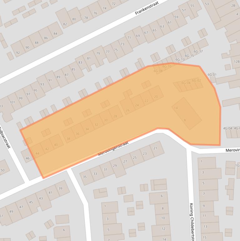 Kaart van postcodegebied 6224HC.