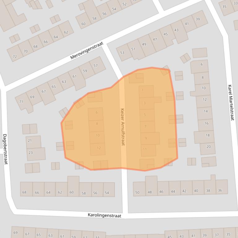 Kaart van postcodegebied 6224HH.