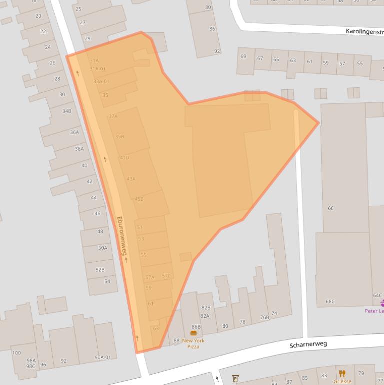 Kaart van postcodegebied 6224HV.
