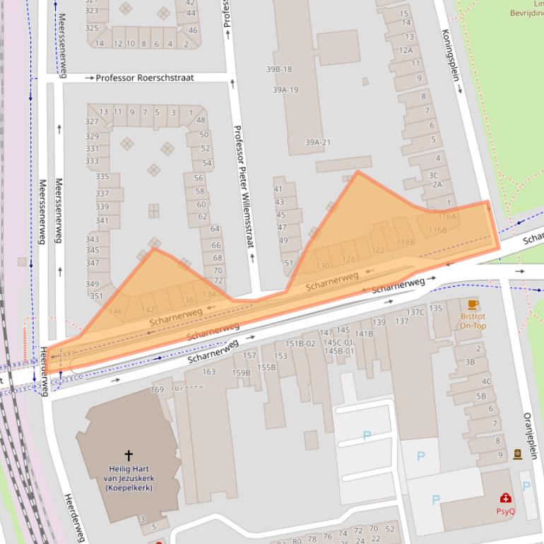 Kaart van postcodegebied 6224JK.