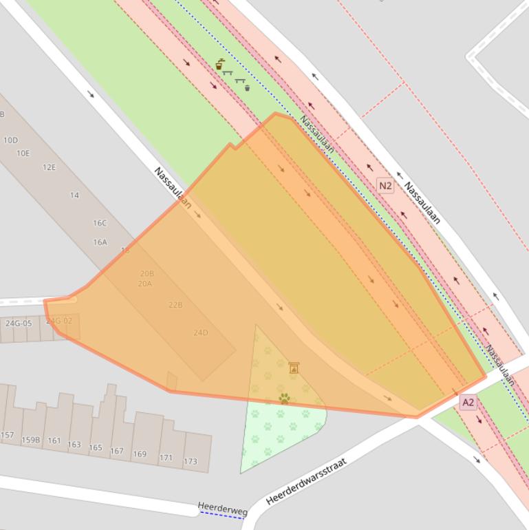 Kaart van postcodegebied 6224KC.