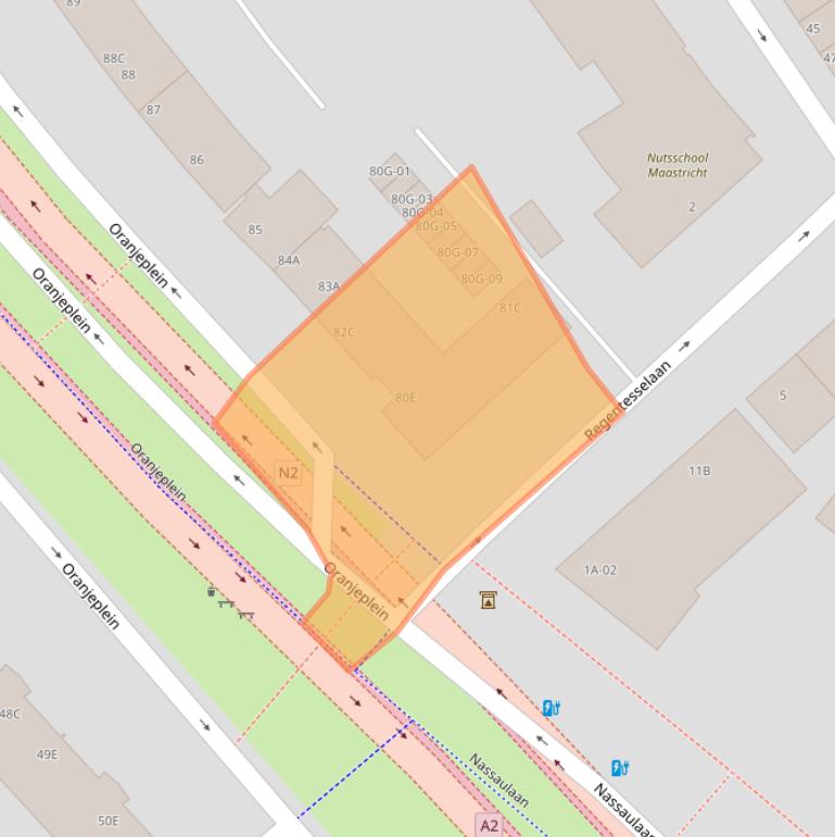 Kaart van postcodegebied 6224KP.