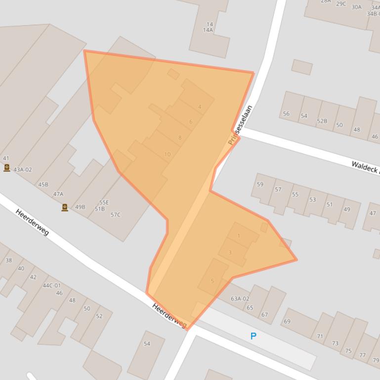 Kaart van postcodegebied 6224LK.