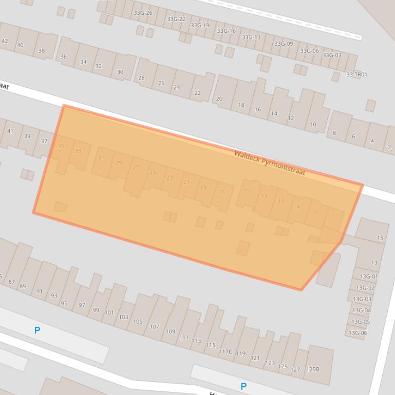 Kaart van postcodegebied 6224LL.