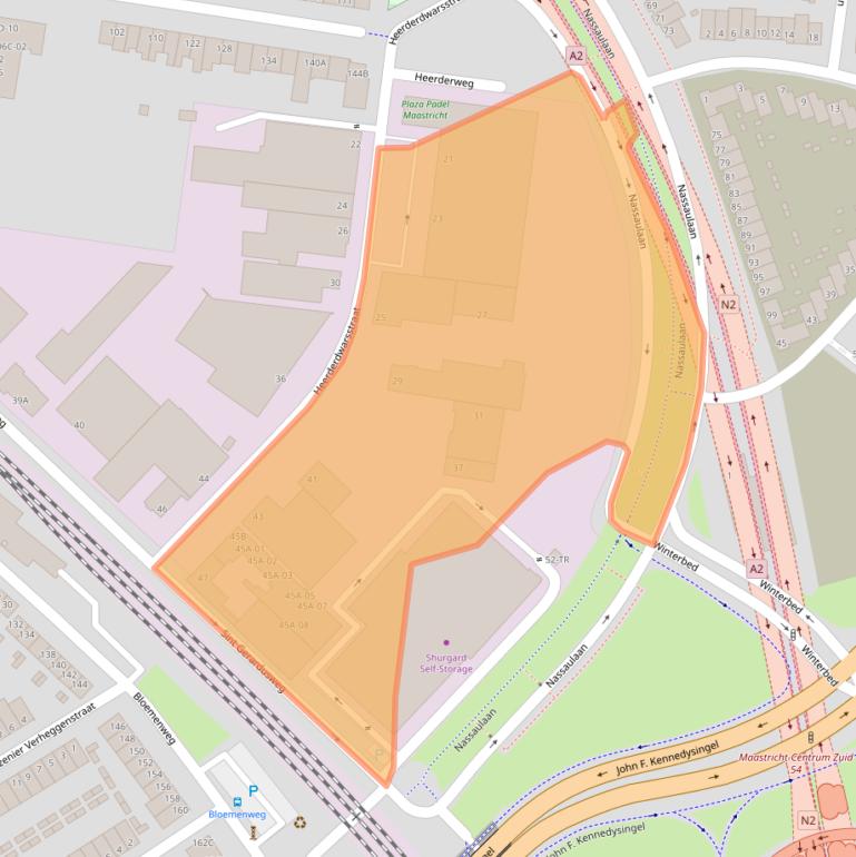 Kaart van postcodegebied 6224LS.