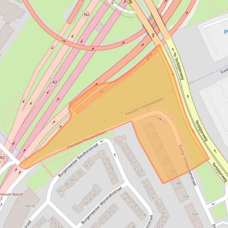 Kaart van postcodegebied 6224TV.