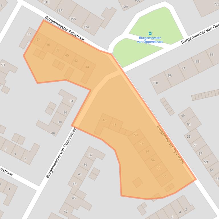 Kaart van postcodegebied 6224VE.