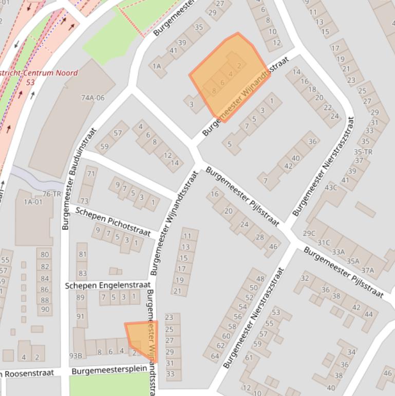 Kaart van postcodegebied 6224VL.