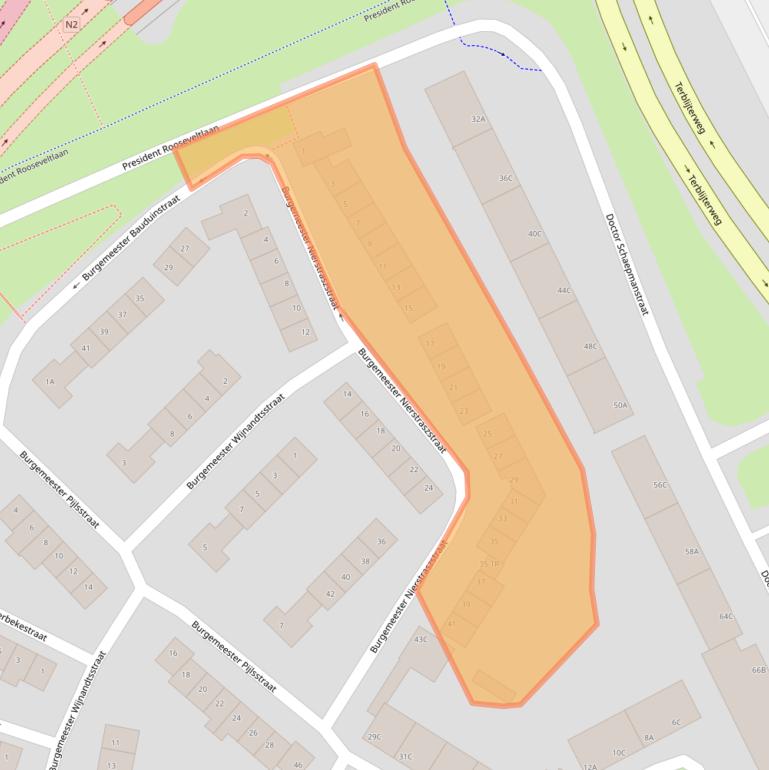 Kaart van postcodegebied 6224VM.