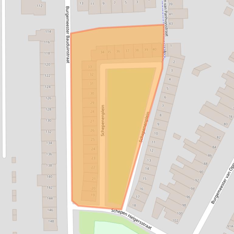 Kaart van postcodegebied 6224VX.