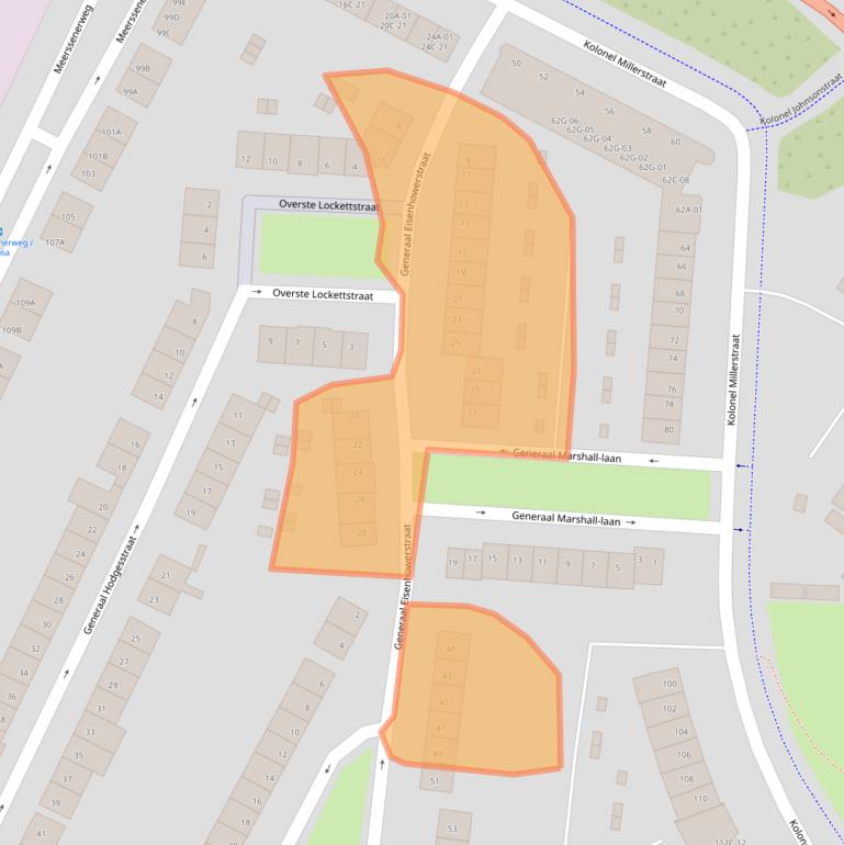 Kaart van postcodegebied 6224XH.