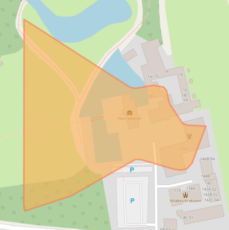 Kaart van postcodegebied 6225AH.