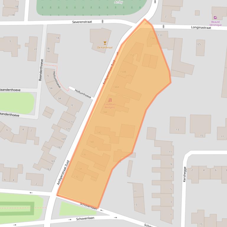 Kaart van postcodegebied 6225AK.