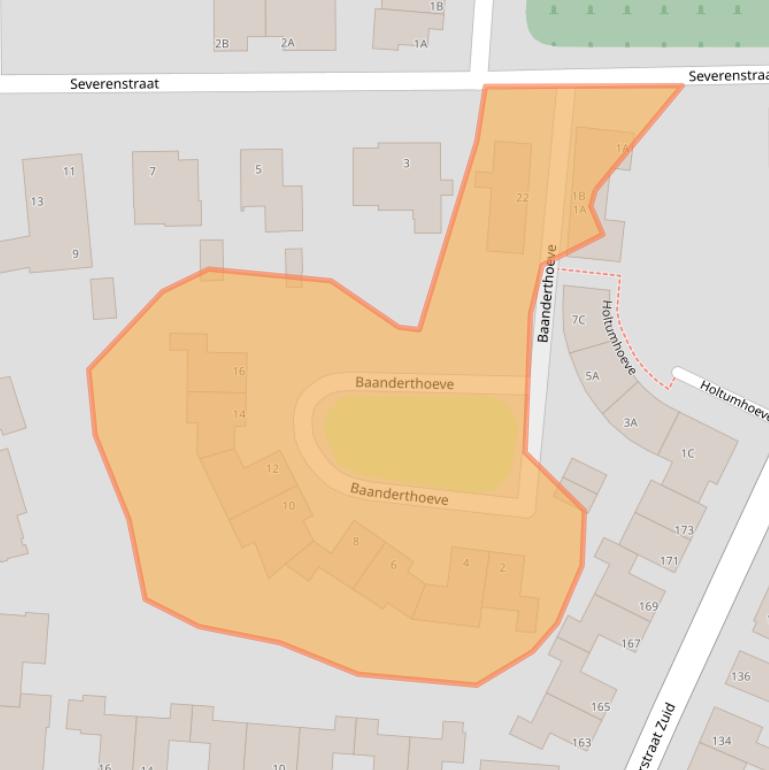 Kaart van postcodegebied 6225DL.