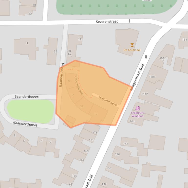 Kaart van postcodegebied 6225DN.