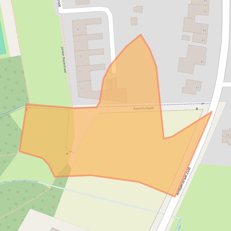 Kaart van postcodegebied 6225DS.