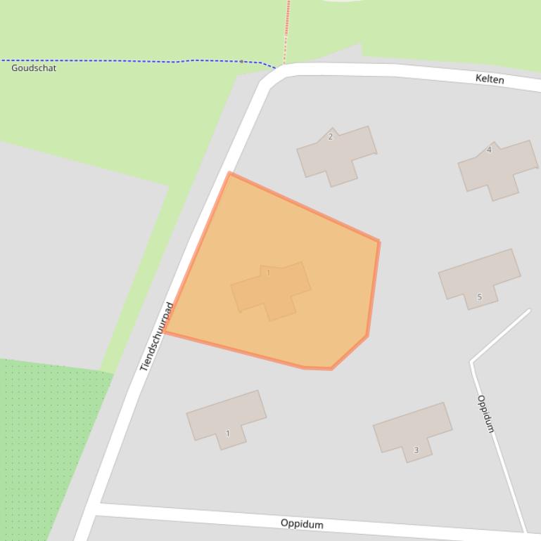 Kaart van postcodegebied 6225EX.