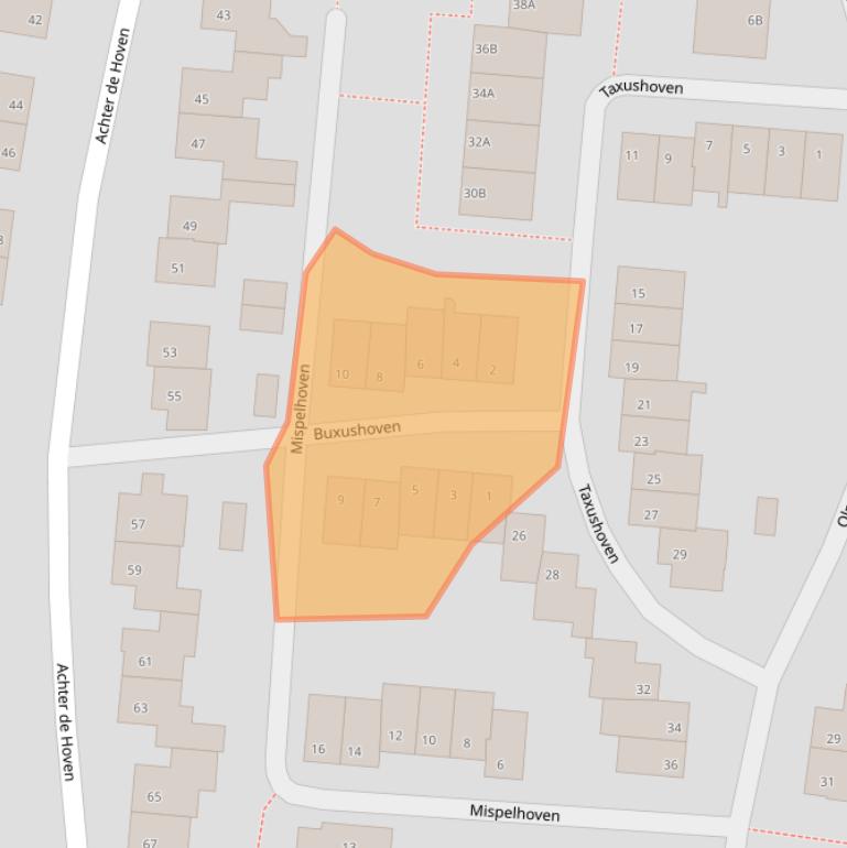 Kaart van postcodegebied 6225GE.