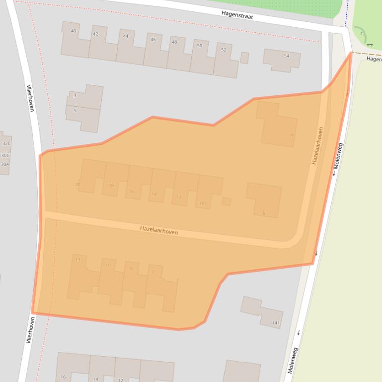 Kaart van postcodegebied 6225HL.