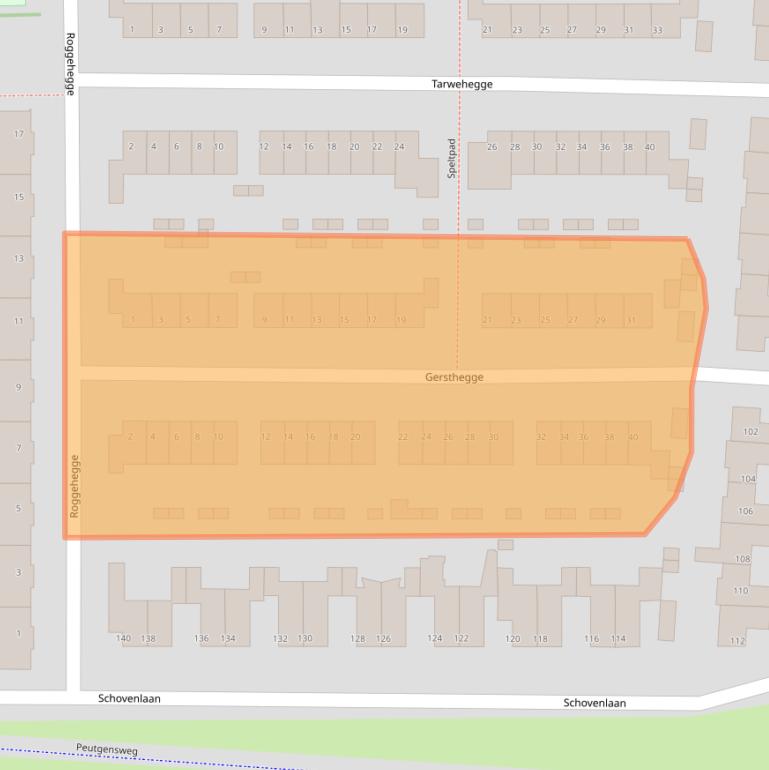 Kaart van postcodegebied 6225JK.