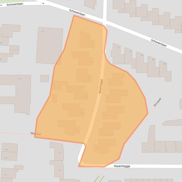 Kaart van postcodegebied 6225JT.