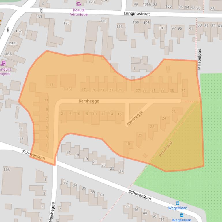 Kaart van postcodegebied 6225JW.