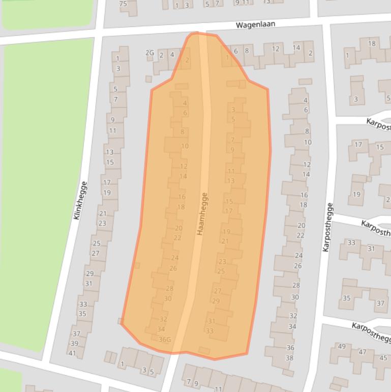 Kaart van postcodegebied 6225KH.