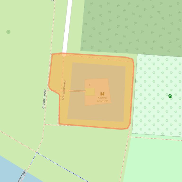 Kaart van postcodegebied 6225XV.