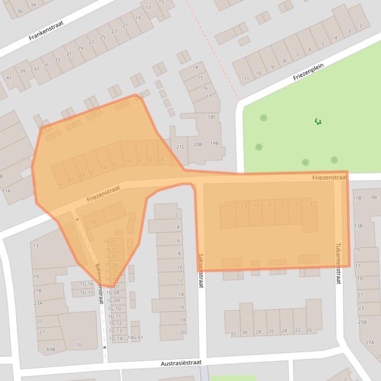 Kaart van postcodegebied 6226AL.