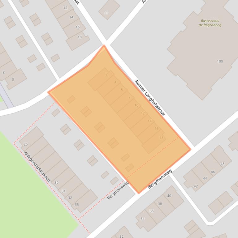 Kaart van postcodegebied 6226DP.