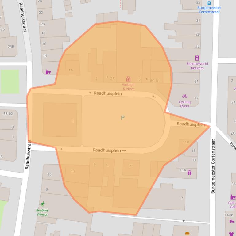 Kaart van postcodegebied 6226GN.