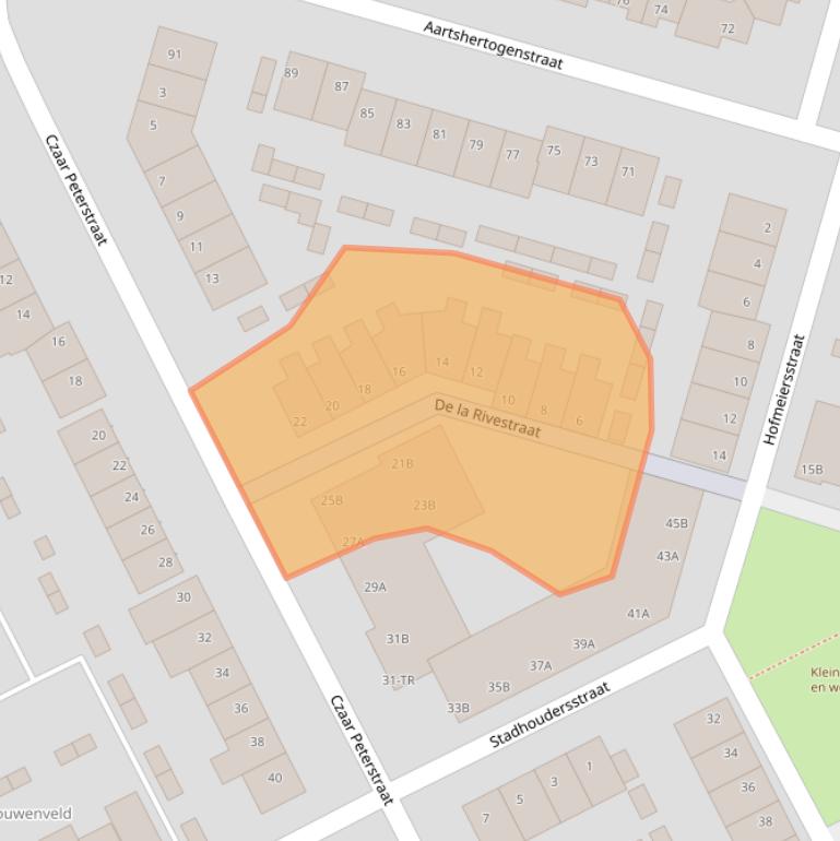 Kaart van postcodegebied 6226VL.