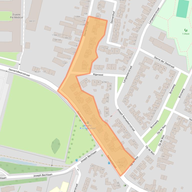 Kaart van postcodegebied 6227AP.