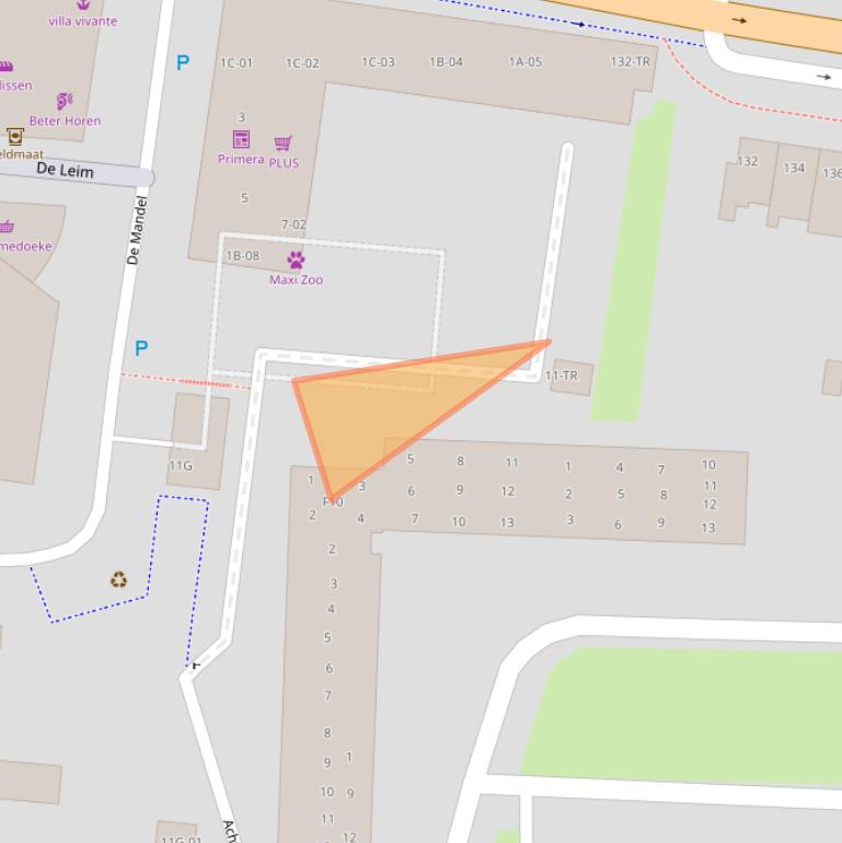 Kaart van postcodegebied 6227CD.