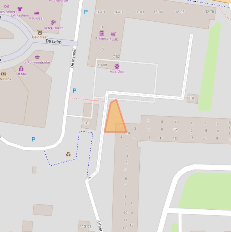 Kaart van postcodegebied 6227CE.