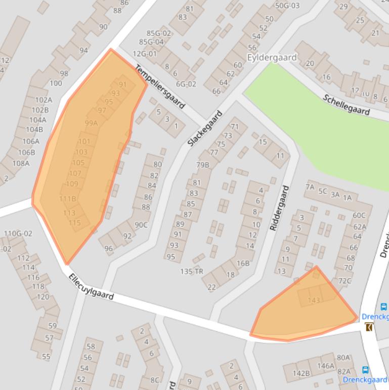 Kaart van postcodegebied 6227EG.