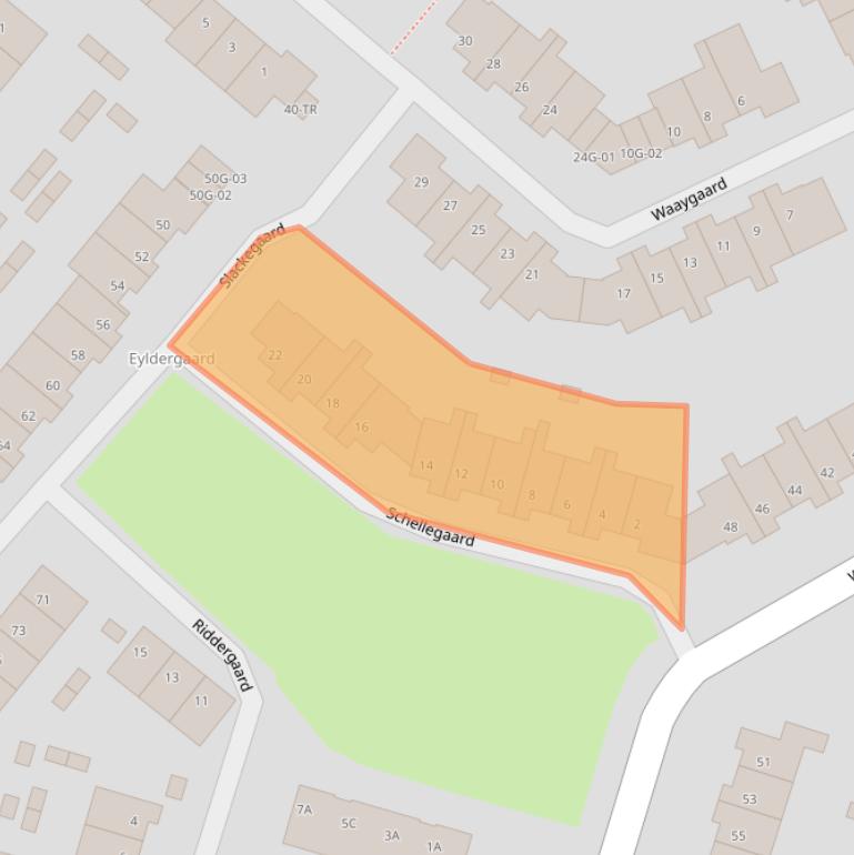 Kaart van postcodegebied 6227GB.