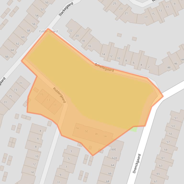 Kaart van postcodegebied 6227GC.