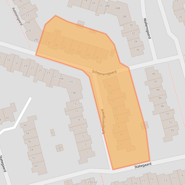 Kaart van postcodegebied 6227GP.