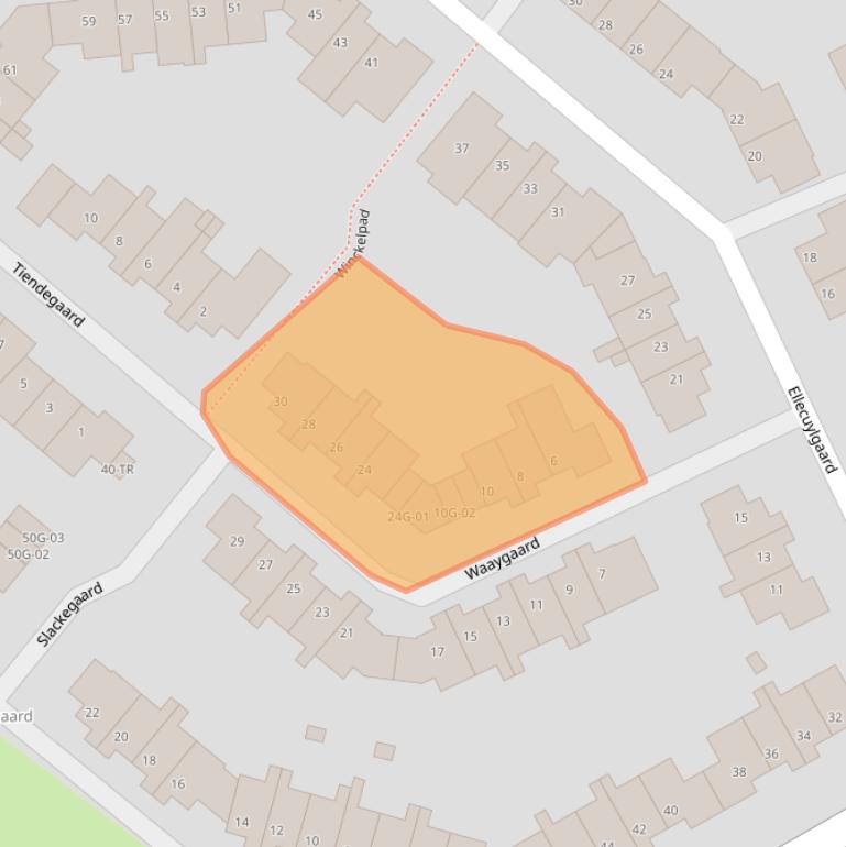 Kaart van postcodegebied 6227HK.