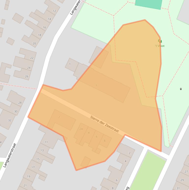 Kaart van postcodegebied 6227SC.