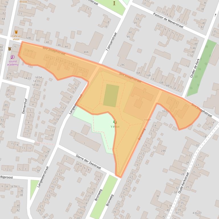 Kaart van postcodegebied 6227SK.