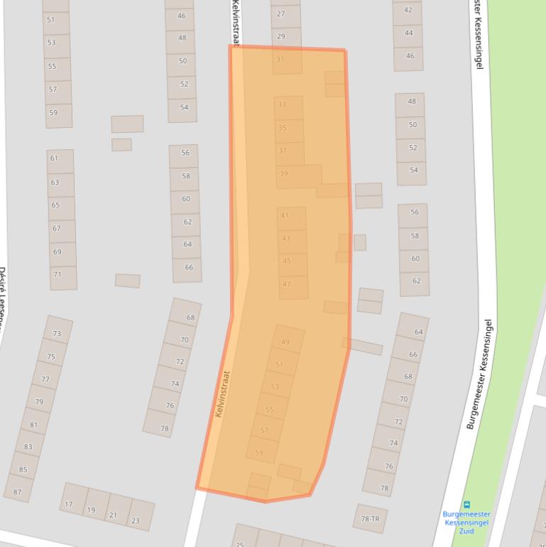 Kaart van postcodegebied 6227VB.