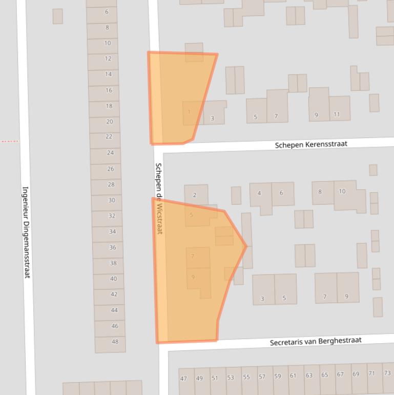 Kaart van postcodegebied 6227XA.