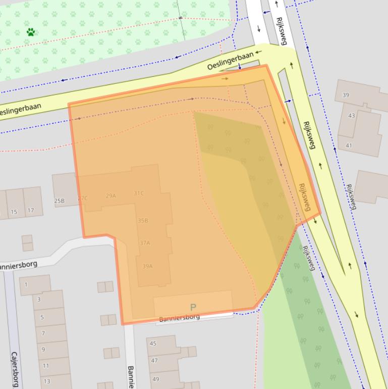 Kaart van postcodegebied 6228AS.
