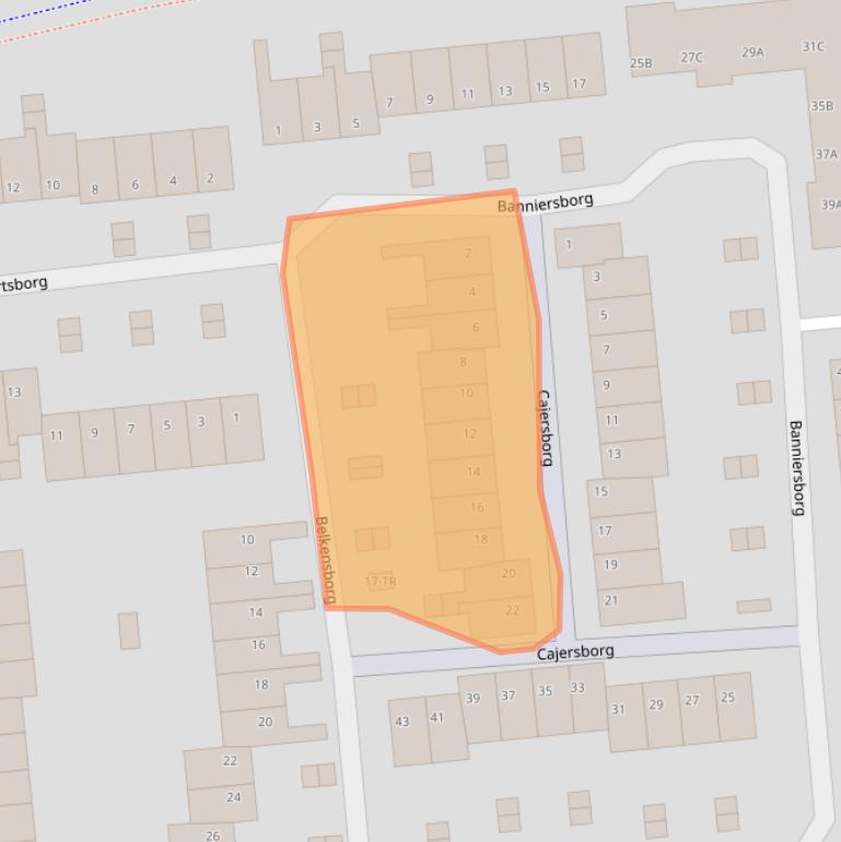 Kaart van postcodegebied 6228AZ.