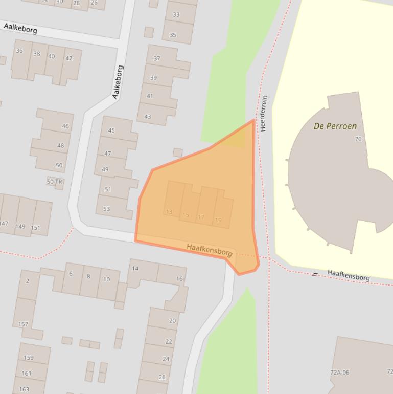 Kaart van postcodegebied 6228CA.